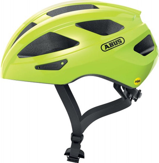 Abus fietshelm macator mips signal yellow l - 58-62 cm - geel - geschikt voor gebruik op elektrische fietsen - stadsfietsen - 370 g