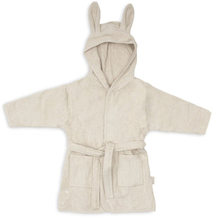 Jollein badjas - 100% badstof - 1-2 jaar - sand