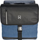 Willex - dubbele canvas bisonyl tas - 30 liter - universele bevestiging - zwart blauw