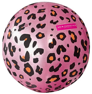 Swim essentials - watersproeier - 60 cm - roze - luipaardprint