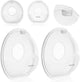 Lionelo milky simple - melkcollectoren set 2 stuks - 2x60 ml - bpa-vrij - past in beha - maataanduiding - herbruikbaar - steriliseerbaar