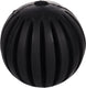 Flamingo hondenspeelgoed – gladiator bal zwart ø7,5cm – stuiterende speelbal van sterk rubber – apporteer- en kauwspeeltje voor honden