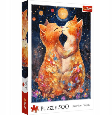 Trefl puzzel 500 stukjes: kusje in maanlicht