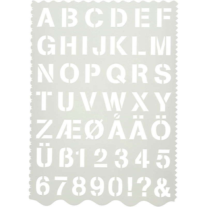 Load image into Gallery viewer, Https: www.cchobby.nl sjabloon-letters-en-cijfers-h-25-mm-vel-21x29-cm-1-stuk
