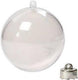 Creativ company decoratie kerstballen tweedelig, 5st.