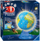 Ravensburger xxl kinder globe night edition engelstalig - 3d puzzel - 180 stukjes