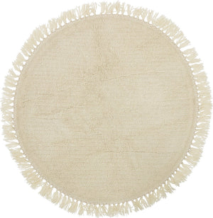 Bloomingville - lenea vloerkleed - beige - wol