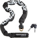 Kryptonite keeper 785-ketting met geïntegreerd slot – kettingslot fiets – fietsslot met ketting voor elektrische fiets – 85 cm – staal – zwart