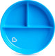 Munchkin bordje met zuignap - anti-slip - suction plate 1-pack - vaatwasser- en magnetronbestendig - 1 stuk - vanaf 6 maanden - blauw