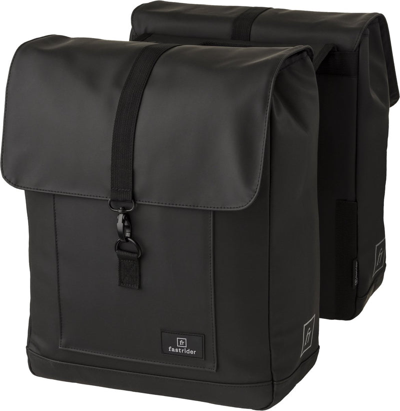 Chargez l'image dans la visionneuse de la galerie, Fastrider jaxx ii dubbele fietstas – mik-compatibel – 28l – waterafstotend – incl. laptopvak – zwart
