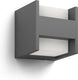 Philips led philips arbour buitenwandlamp - warmwit licht - smal