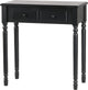 Woood romy hal kaptafel - hout - zwart - 78x75x38
