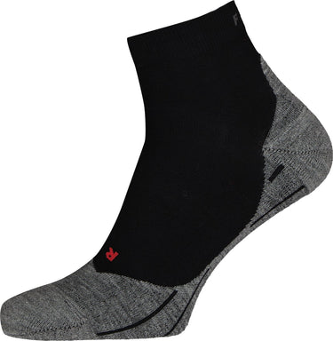 Falke ru4 short anti-blaar katoen functioneel materiaal hardloopsokken dames zwart - maat 35-36