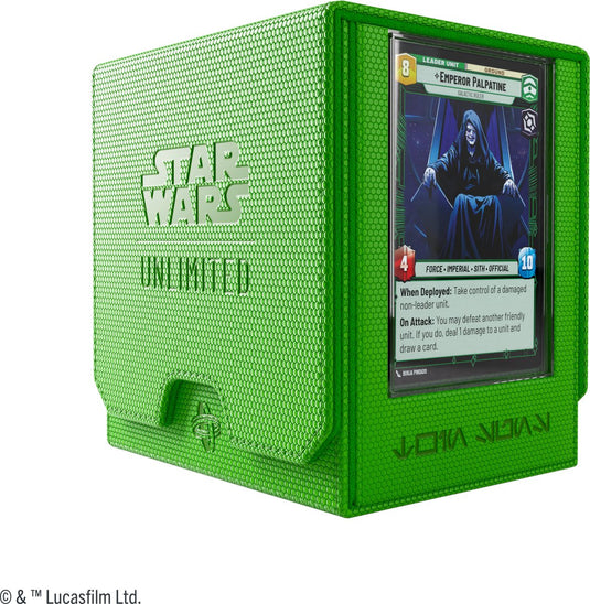 Gamegenic star wars unlimited twin suns deck pod groen - deckbox - tokenbox - voor star wars unlimited -