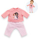 Corolle poppen pyjama roze 36cm - poppenkleding set.