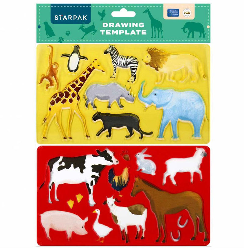 Afbeelding laden in galerijviewer, Euro-trade limited liability tekensjabloon dieren
