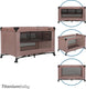 Titanium baby titaniumbaby campingbed smart jordan met verhoger 60x120 taupe inclusief draagtas