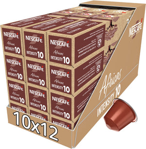 Nescafé farmers origins africas nespresso compatible capsules - 10 koffiecups x 12 doosjes