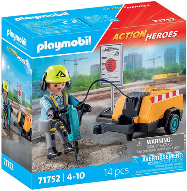 Playmobil action heroes bouwvakker - 71752