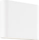 Brilliant brillant welbie - buitenlamp - ip44 - 1x led geïntegreerd - wit