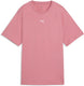 Puma ess relaxed tee dames t-shirt - wild pink