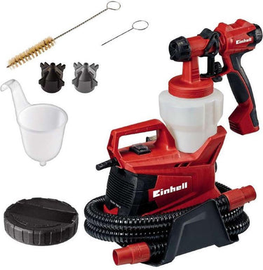 Einhell elektrische verfspuit tc-sy 700 s - 700 w - 1000 ml - voor vernissen, beglazingen en binnenmuurverven