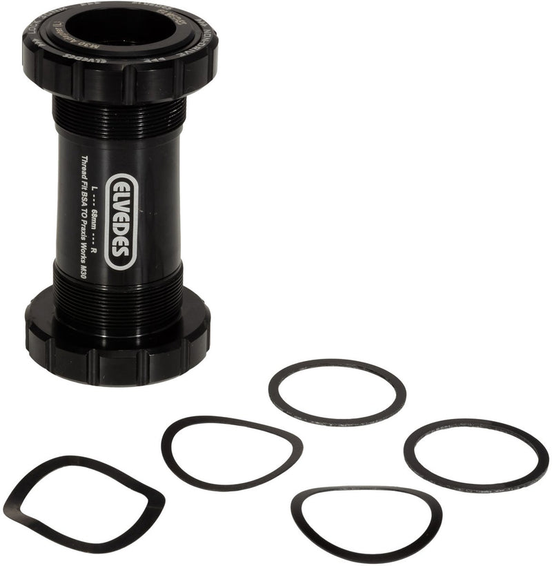 Afbeelding laden in galerijviewer, Trapas Elvedes Thread fit BSA voor Praxis road MTB 68-73 mm
