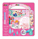 Avenir magisch waterschilderen: book prinses, 6 herbruikbare pagina's met 3-in-1 play, 3+