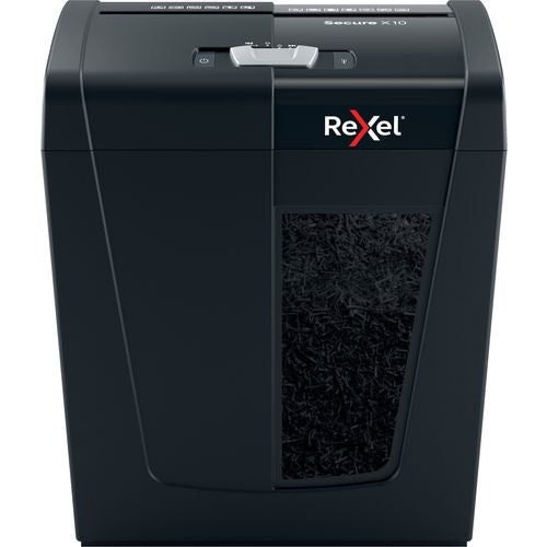 Rexel papiervernietiger secure x10 zwart