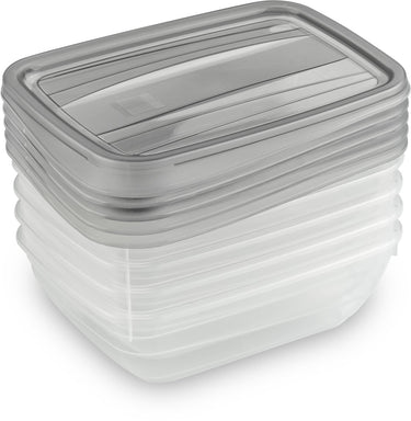 Curver vedo vershoudbakjes set 5x0,5l - 16x12x4.5 cm - transparant