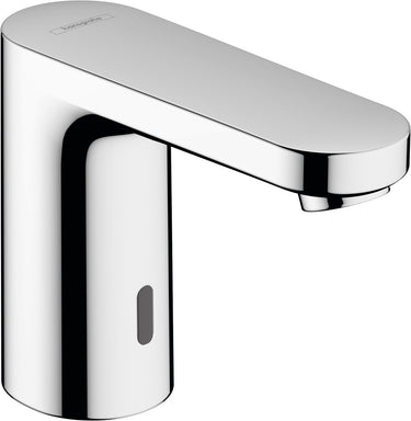 Hansgrohe vernis wastafelkraan elektronisch 6v koud water chroom
