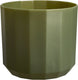 Elho facet rond 19cm - bloempot voor binnen - 100% gerecycled plastic - ø 18.6 x h 16.7 cm - bos groen