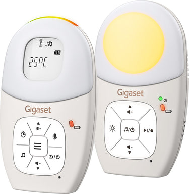 Gigaset baby 100 audio – babyfoon dect - terugspreekfunctie - nachtlampje - slaapliedjes