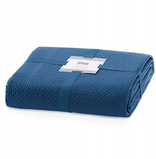 Ameliahome carmen sprei - indigo - 260x280 cm