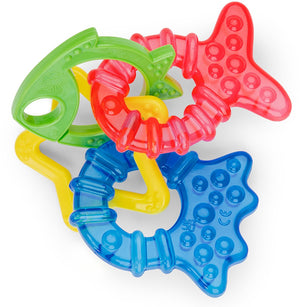 Baby einstein baby bijtring cool critters teether set - - vanaf 3 maanden