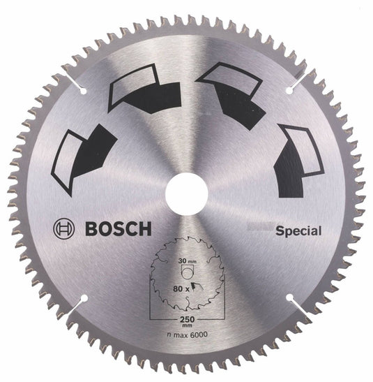 Bosch - cirkelzaagblad special 250 x 30 x 3,2 mm, 80