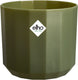 Elho facet rond 19cm - bloempot voor binnen - 100% gerecycled plastic - ø 18.6 x h 16.7 cm - forest green