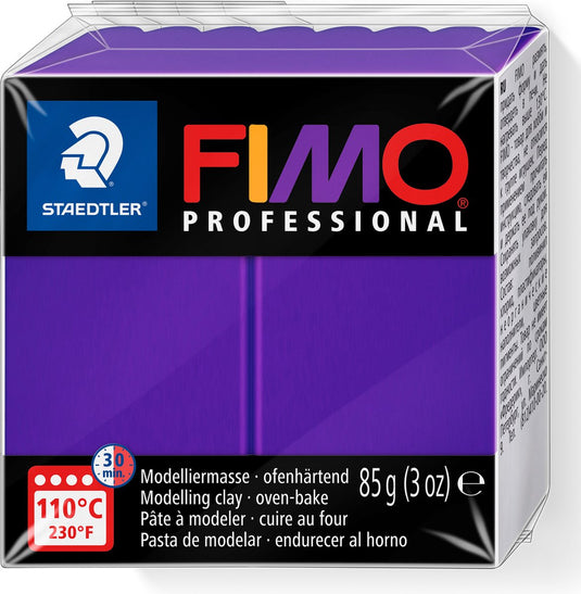 Fimo professional - ovenhardende, professionele boetseerklei blok 85 g - lila