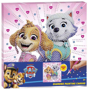 Creative craft group paw patrol diamond painting canvas - 30x30cm