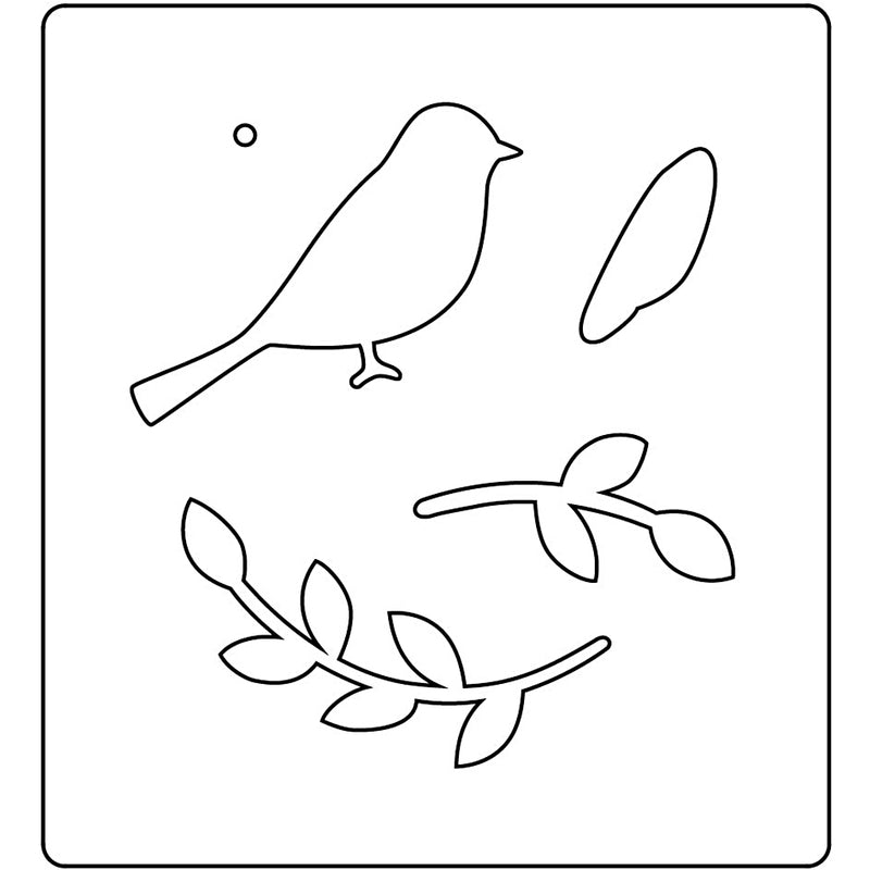 Load image into Gallery viewer, Https: www.cchobby.nl snijmal-vogel-afm-14x15-25-cm-dikte-15-mm-1-stuk
