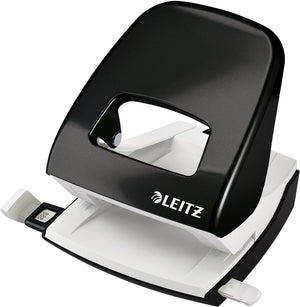 Leitz ne nexxt wow perforator - 2-gaats - perforeert tot 30 vel - ideaal voor thuiskantoor thuiswerkplek - zwart