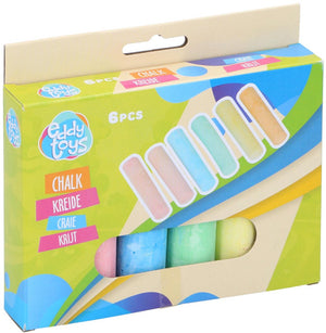 Eddy toys stoepkrijt 6st