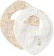 Little dutch 2-pack bandana slab - wit - newborn naturals - little goose