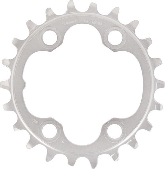 Shimano kettingblad xt fc-m8000 22t-ba 11s 94 mm zilver