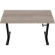 Zit-sta-bureau euroseats crank burslibl140rob eiken eiken metaal