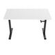 Zit-sta-bureau euroseats crank burslibl160wit wit, zwart metaal