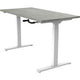 Zit-sta-bureau euroseats crank bursliwh180oxy wit beton metaal