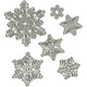 Snijmal, sneeuwvlokken, d 2-6 cm, 1 stuk