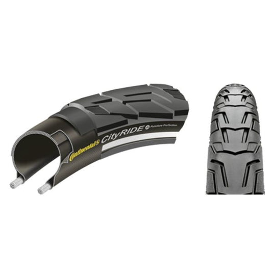 Continental buitenband ride city breaker 32-622 zwart reflex