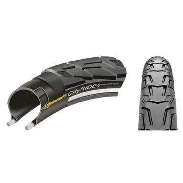 Continental buitenband ride city breaker 37-622 zwart reflectie
